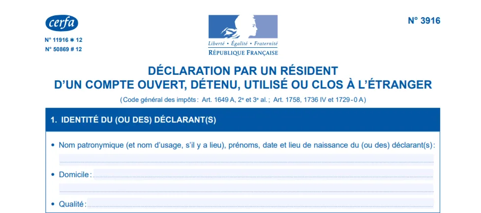 Suis-je obligé de déclarer mes comptes bancaires ouvert à l'étranger?