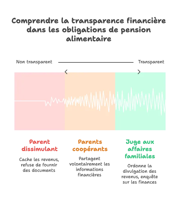 Pension alimentaire que faire si l’autre parent refuse de transmettre ses revenus ?